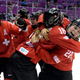 Illustration for article titled Swiss Womens Hockey Team Wins Bronze Thanks To This Empty Netter